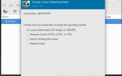 Installing KVM Virtualization on RHEL 8 / CentOS 8